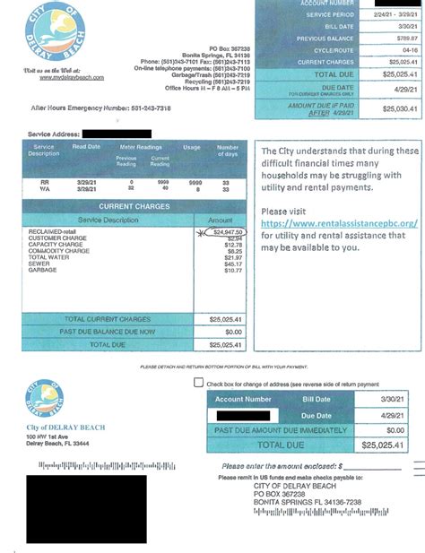 city of delray water bill.
